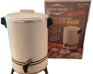 Vintage West Bend Party Perk Coffee Maker