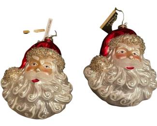 NEW Robert Stanley Santa Ornaments
