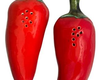 Ceramic Chili Pepper SP Shakers