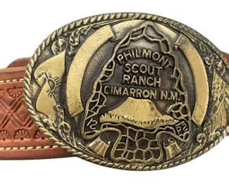 Philmont Scout Ranch Buckle Belt