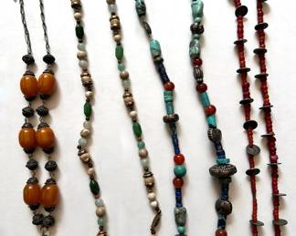4 Vintage Beaded Necklaces, Some Natural Stones
Lot #: 65