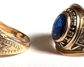 2 Vintage 10 Karat Gold Filled Class Rings, Size 7
Lot #: 81