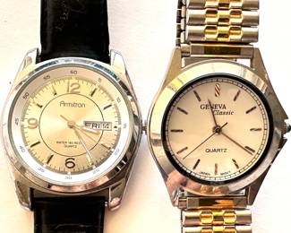 2 Watches By Geneva Classic Quartz & Armitron
Lot #: 80