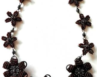 Vintage Giorgio Armani Beaded Flower Necklace
Lot #: 21