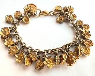 Disney Castle Charm, Mish NY Flower Charm Bracelet & Monument Charm Bracelet With Faux Pearls
Lot #: 71