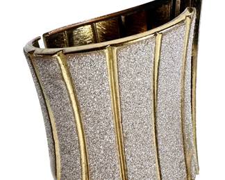 Large Vintage Sparkly Hinged Cuff Bracelet
Lot #: 96