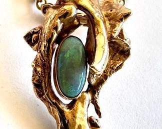 Bersani 14K Gold Pendant Necklace With Opal, Signed & Numbered
Lot #: 6