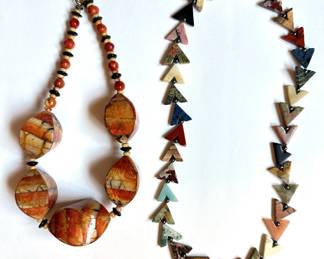 2 Natural Stone Necklaces
Lot #: 117