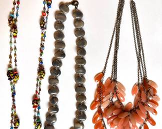3 Vintage Beaded Necklaces Including Italian Glass Beads
Lot #: 67