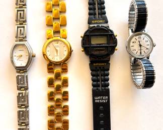4 Watches: Capezio, Anne Klein, Quemex & Timex Elerctric
Lot #: 78