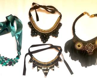 4 New Necklaces, 3 With Ribbons
Lot #: 98