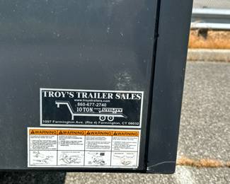 BELMONT 6 x 12 UTILITY / LANDSCAPING TRAILER | 6x12 UT612SS single axle utility trailer with metal gate/ ramp, near new condition with spare wheel and tire, front lock box! New MSRP $3,800