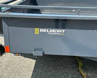 BELMONT 6 x 12 UTILITY / LANDSCAPING TRAILER | 6x12 UT612SS single axle utility trailer with metal gate/ ramp, near new condition with spare wheel and tire, front lock box! New MSRP $3,800
