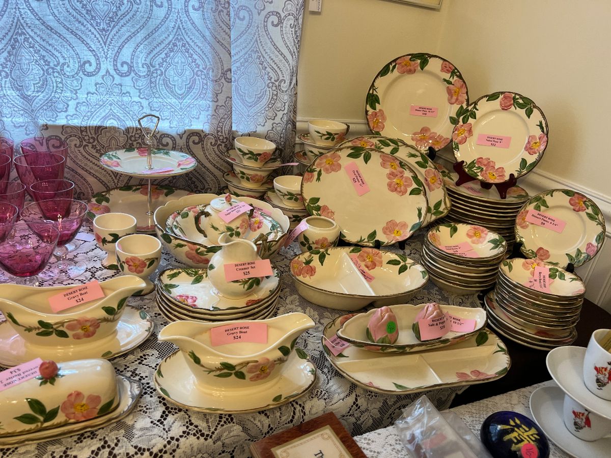 DESERT ROSE: Large Collection - can be sold as a set or separately (priced separately totals $1240 - taking offers),
