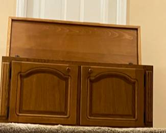 Storage Trunk (top opens w/shelf & doors),