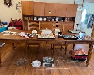 Dining Room Table, MCM # Section Wall Unit & Other Goodies!!