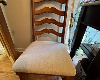 1 of 4 Ladder Back Chairs