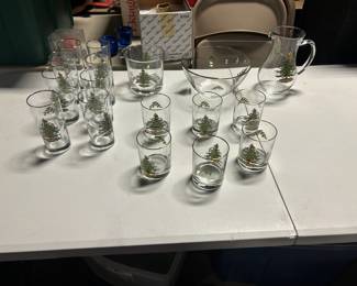 Christmas Trees Glasses