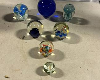 Colorful paperweights
