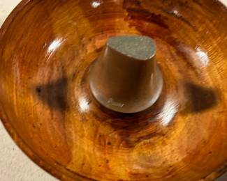 Nut and Cracker Wood Bowl