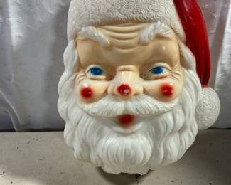 Blow Mold Santa Face