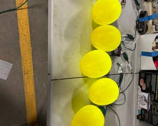 Yellow blow mold lights