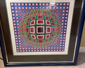Victor Vasarely signed and numbered