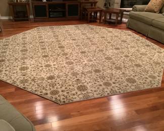 nice octagonal rug still available