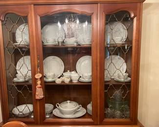 Fine China set & china hutch