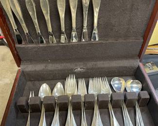 Sterling 8 piece place setting plus extras 