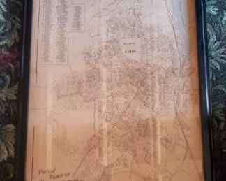 Map Framed Milford