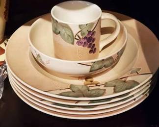 Mikasa. At least 24 place settings