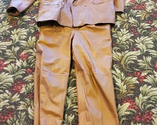 This sale has terrific men's vintage clothing. Leather suit