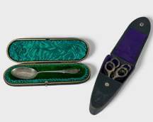 25 Grams Fine Sterling Silver Spoon & 53 Grams Fine Sterling Silver Weighted Scissor Shears
