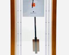 Bulova Frank Lloyd Wright Mantel Clock Willits House Stained Glass
