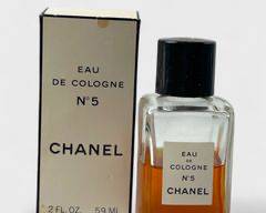 Chanel Eau De Cologne No. 5 Used W/ Box
