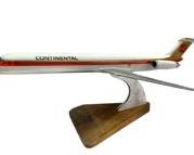 Vintage McDonnell Douglas MD-80 Continental Airliner Painted Desk Model
