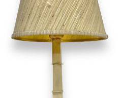Fantastic Antique Bone Table Lamp W/ Lamp Shade
