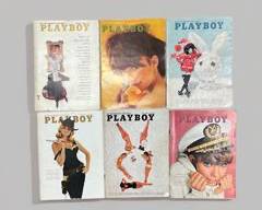Vintage 1966 Playboy Entertainment Adult Magazine Including January February March, June, July, August
