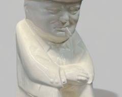 Antique Copeland English Spode Toby Jug of Prime Minister Winston S. Churchill

