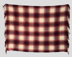 Vintage THERMOTEX Wool Plaid Blanket
