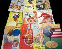 Rare 1940s Virginia High School and College Football Programs - Hopewell HS and VMI, GWU, Virginia
