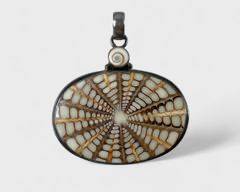 21 Grams Fine Sterling Silver Shell Statement Pendant
