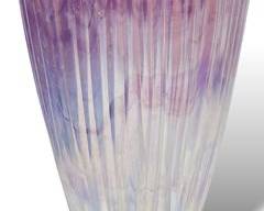 Lovely Purple Ombre Iridescent Art Glass Vase
