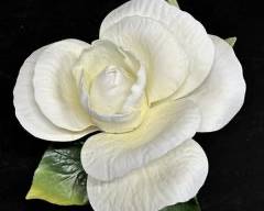 Vintage Boehm Porcelain F490 Wedding Rose
