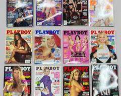 Vintage 2002 Playboy Entertainment Adult Entertainment Magazine Complete Calendar Year
