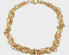 Fine 10K Two Toned Black Hills Grape Bracelet 8
