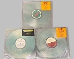 Lot of Three Limited Edition Clear Vinyl Records Including Young Disciples Takkin Loud, Apparently Nothin, Brownstone Kiss and Tell

