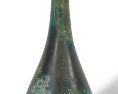 Vintage Asian Bronze 11" Bud Vase
