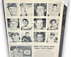 Vintage 1956 Life Magazine Wheaties Cereal Advertisement- Baseballs Top Stars as Kids view our upcoming sports auction www.ararityauctions.com
